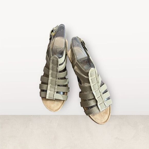 AEROPOSTALE Candlelight Wedge Sandals / SZ: US 8, Bone 3” Wedges.  NWT - Picture 7 of 9